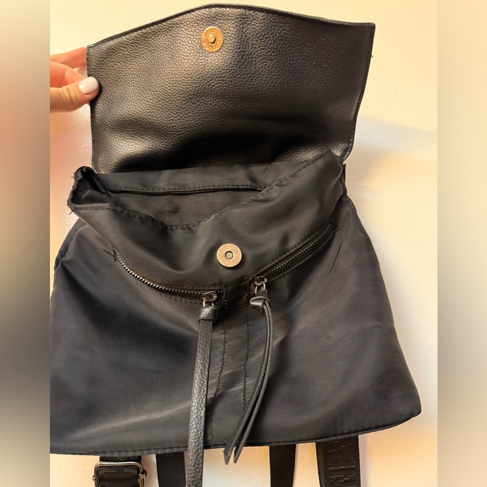 Botkier New York Black Mini Backpack with Leather Flap | EUC - Picture 3 of 4